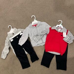 3 PIECE WINTER BUNDLE! ALL NWT! Combination of Carters and little lad brands 18M
